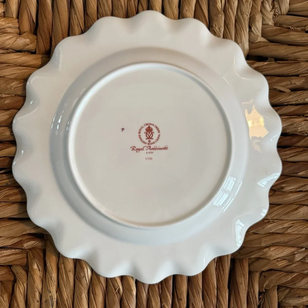 Royal Crown‎ Derby Royal Antoinette Dinner Plate 7019225 English Bone China 10